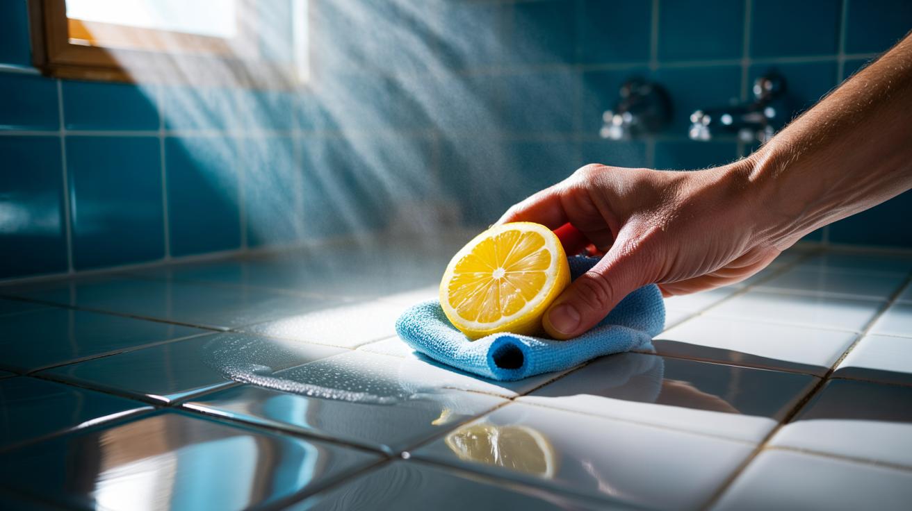Lemon Glow for Tiles: How a simple citrus wipe cleans stains in 2 minutes