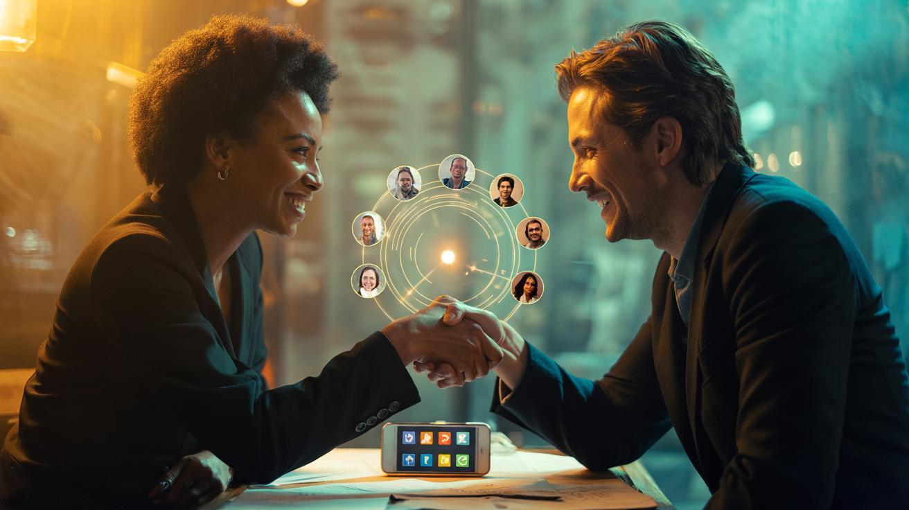 Social Proof for Trust: How seeing mutual friends fast-tracks relationship building