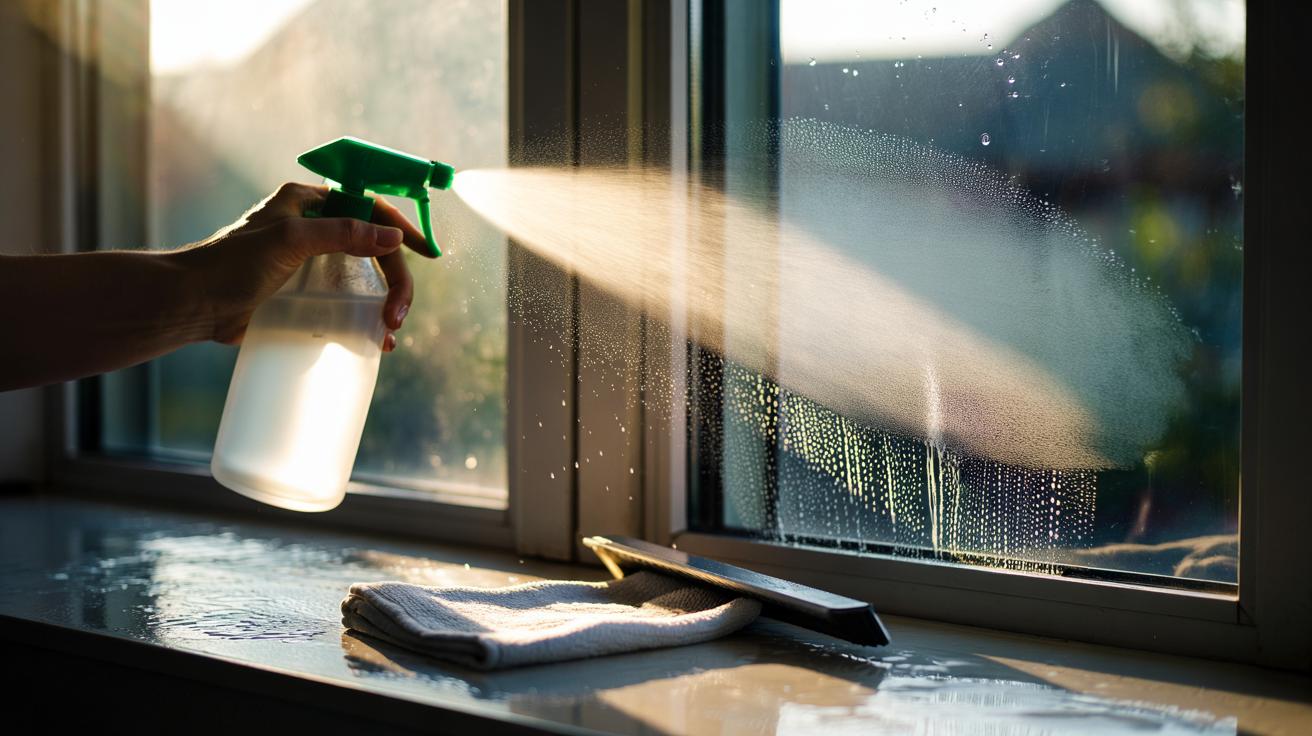 Vinegar Cloud-Free Glass: How this acid dissolves grime in 10 seconds flat